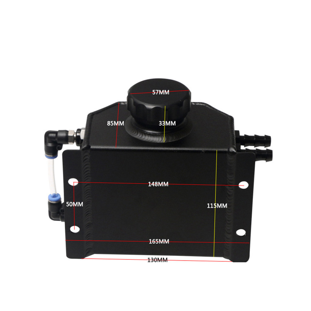 Oil Drain Tank - Universal 1L Aluminum Car Oil Catch