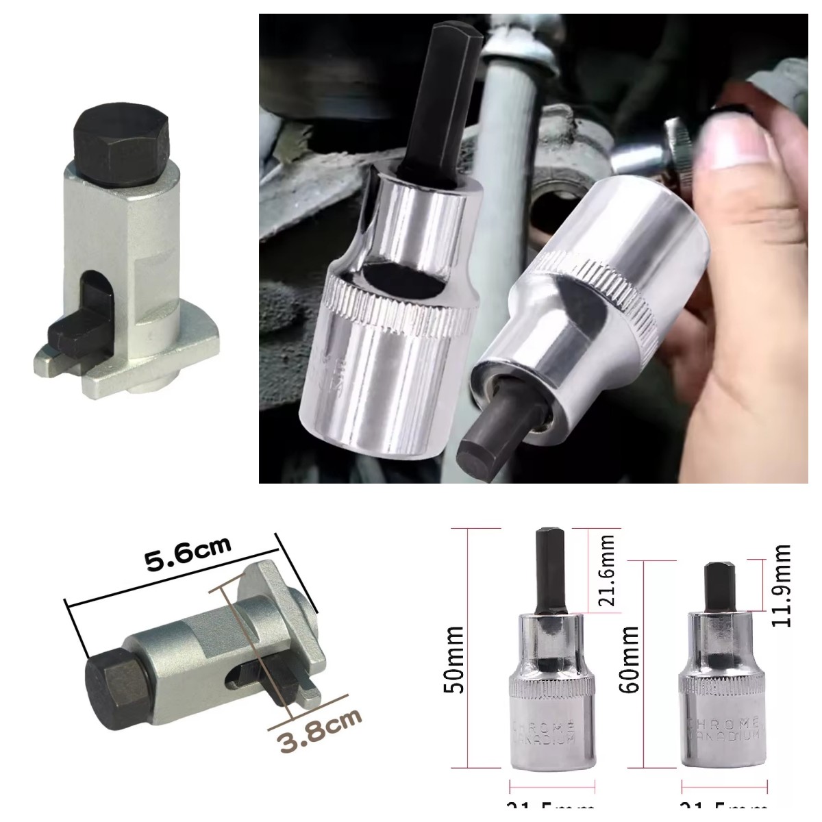 Engine Hoist Crane - Hydraulic Shock Absorber Removal Tool Claw