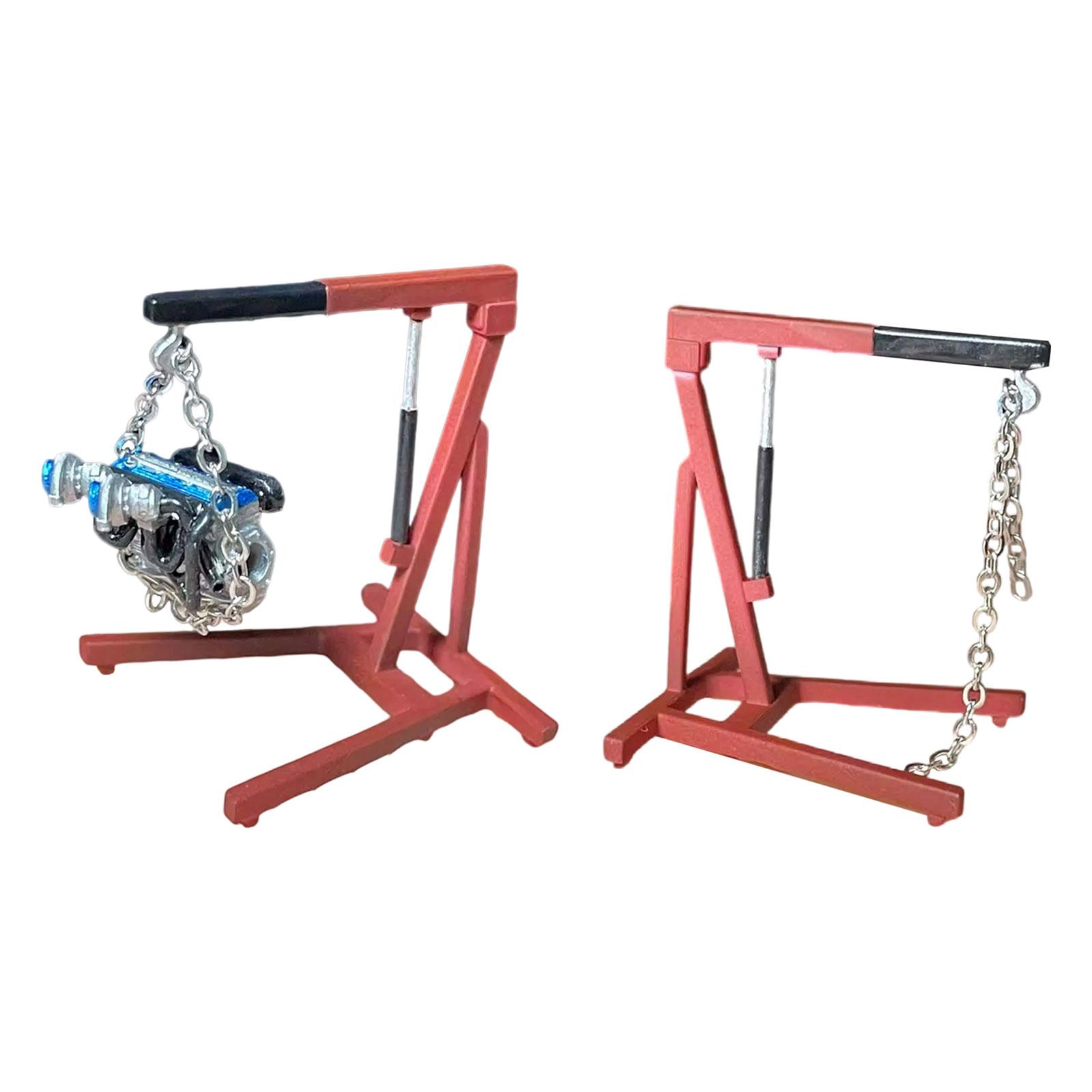 1:64 Diorama Car Engine Crane  - огляд і ціна Engine Hoist Crane