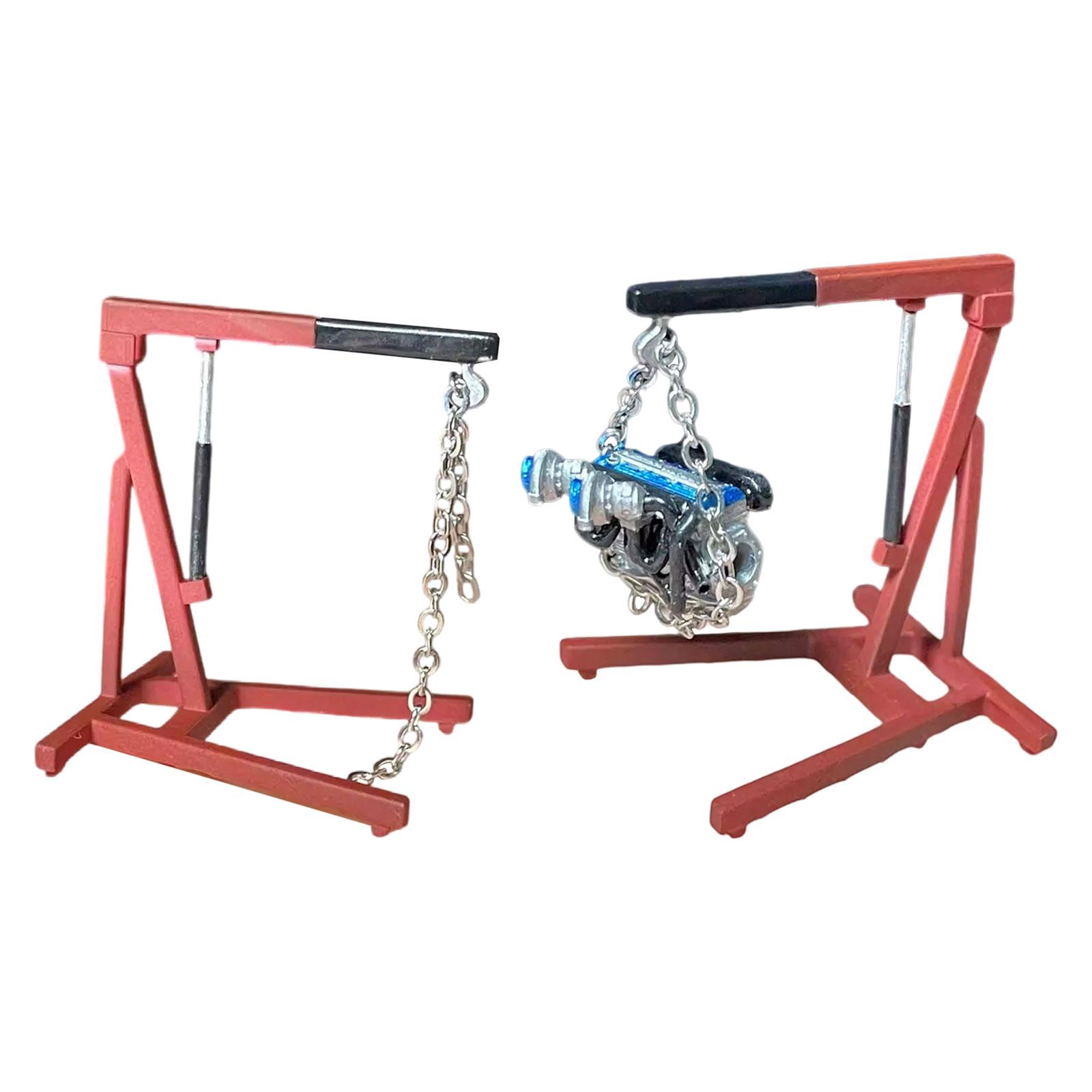 1:64 Diorama Car Engine Crane  - огляд і ціна Engine Hoist Crane